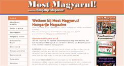 Desktop Screenshot of mostmagyarul.nl